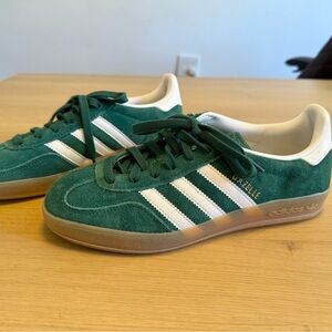 NEW Adidas Gazelle Collegiate Green Suede Women’s Sneakers